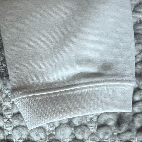 Raya Leggings by Una Pluma solid thick stretchy organic cotton leggings in Cream - Picture 5 of 7